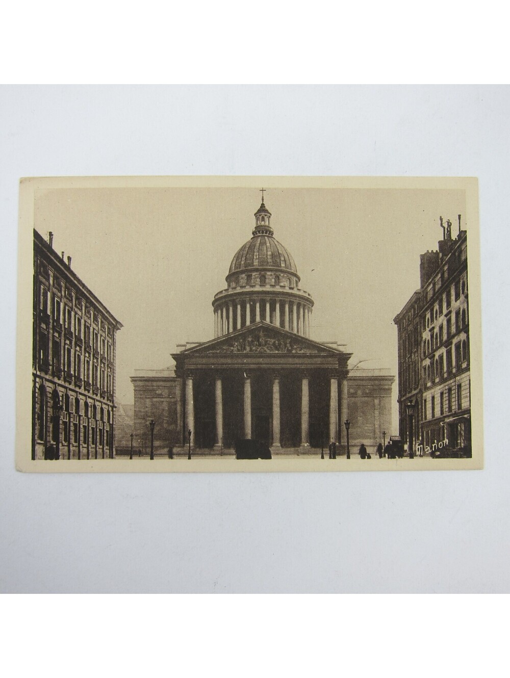 Postcard Paris France The Pantheon Building Exterior Manon Antique Unposted RARE